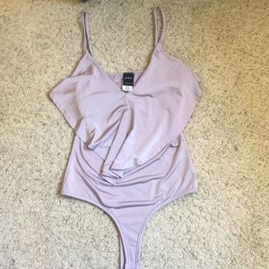 Ruffle body suit
